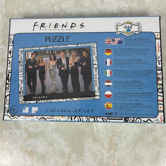 Friends 90’s TV Series Jigsaw Puzzle 1000 Pc - Picture 2 of 4